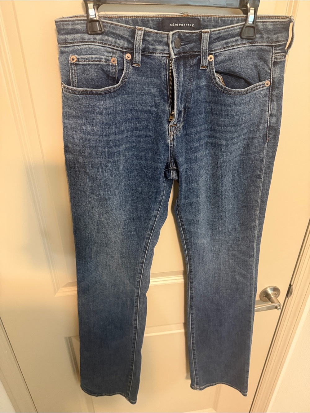 Aeropostale Blue Straight-Leg Men’s Bootcut Jeans 30x34